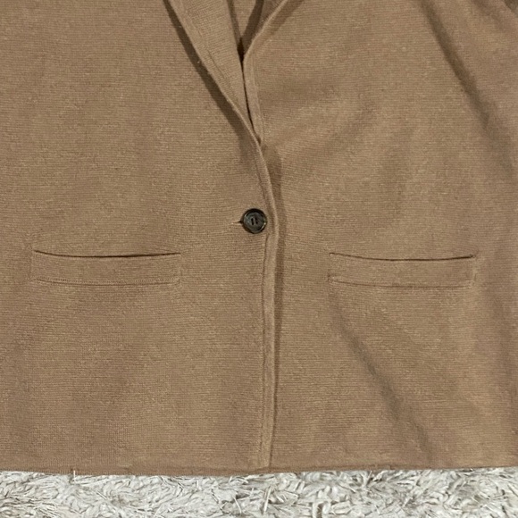 J.Crew 365 Sophia Camel Color Merino Wool Sweater Blazer - Picture 4 of 10